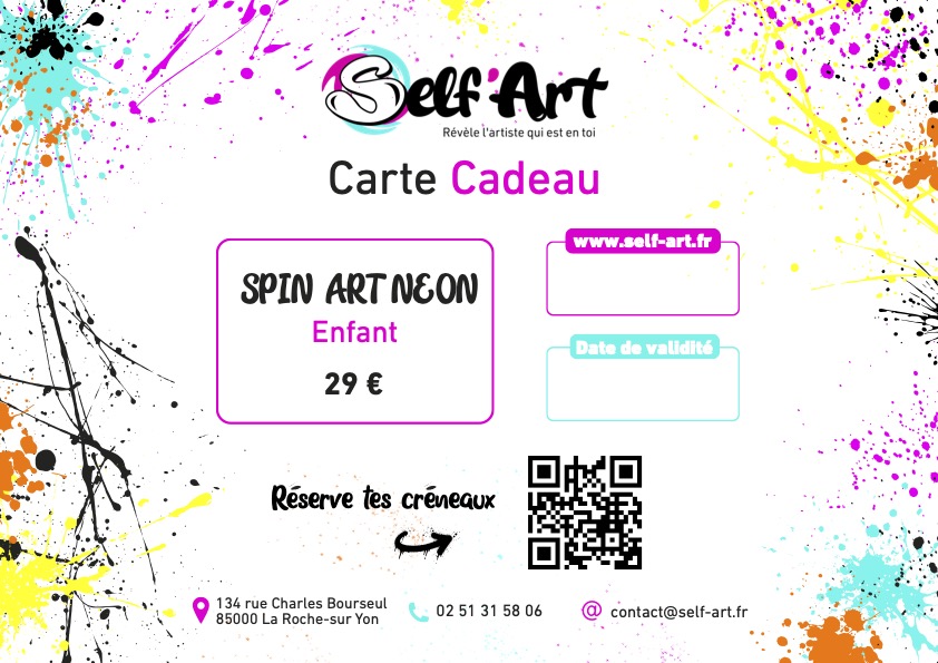 SPIN ART NEON ENFANT