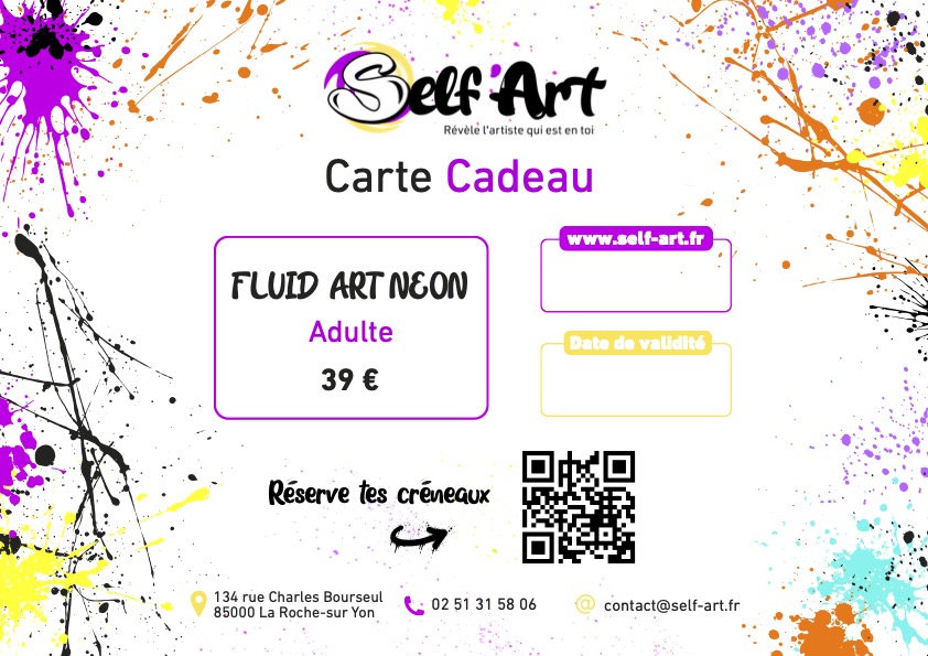 FLUID ART NEON ADULTE